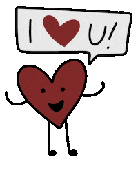 I Love You Smile Sticker by Unpopular Cartoonist