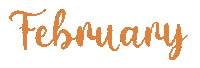 Orange Month Sticker