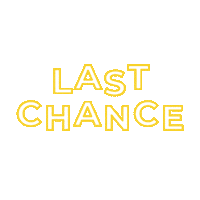Last Chance Text Sticker by SomiSomi