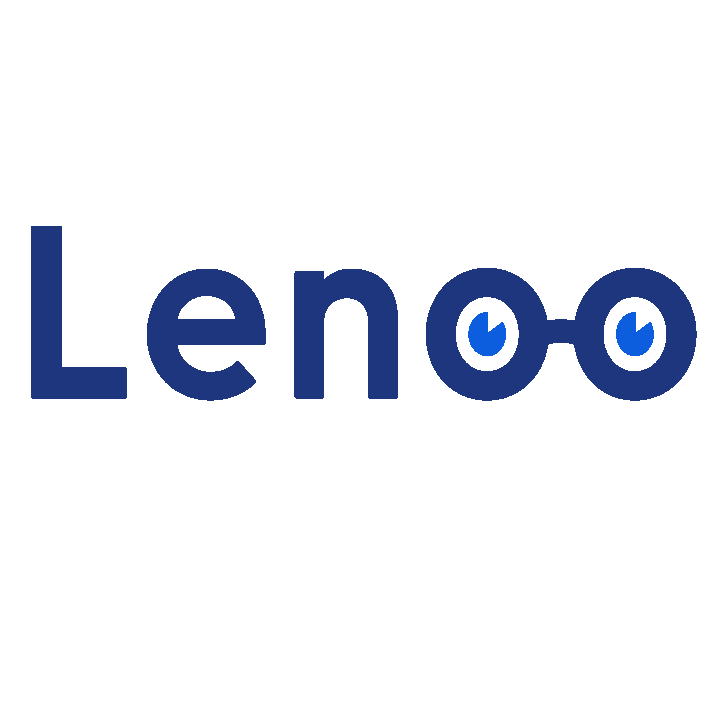 Logo Eyes Sticker by Lenoo