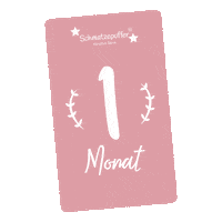 Baby One Month Sticker by schmatzepuffer_kreative_ideen