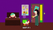 eric cartman bed GIF by South Park 