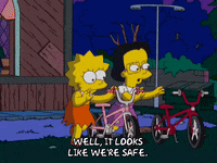 lisa simpson night GIF