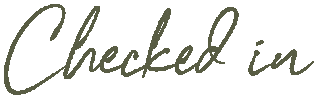 Checked In Sticker by Explorateur Travel
