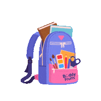 Back To School Snacks Sticker by Buddy Fruits