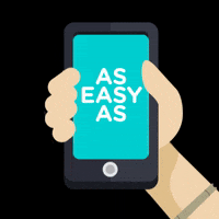 Bliimo swipe book app events GIF