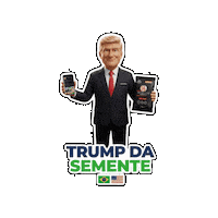 Trumpdasemente Sticker by Henklein