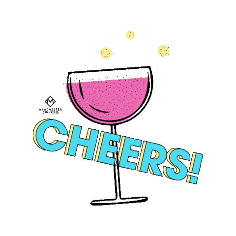 ManchesterDrinksCo giphyupload party cheers cocktail Sticker