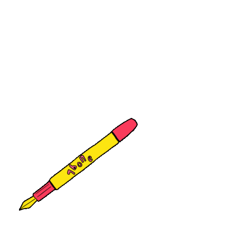 Drawing Ink Sticker by 7boneburgerco