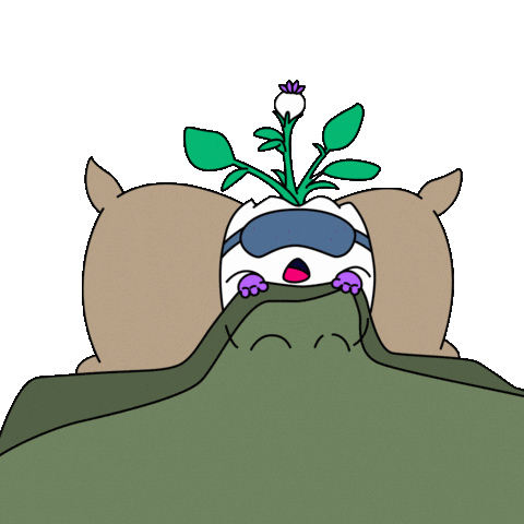 Tired Good Night Sticker by Magic Eden