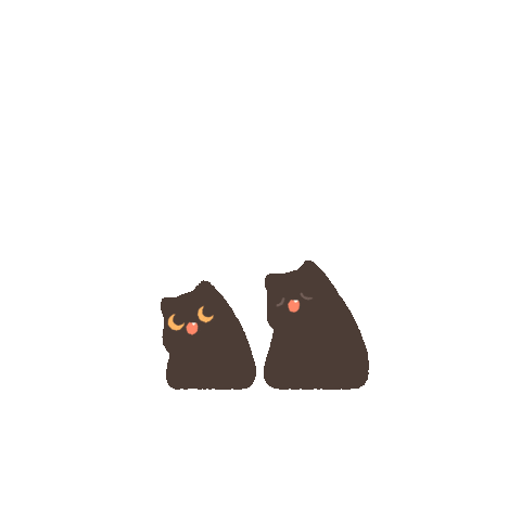 Jamming Black Cat Sticker