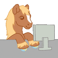 Horse Yes Sticker by PonyCycle®