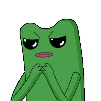 Suspicious Frog Sticker by fwogs