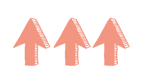 arrow swipe up Sticker by Blossom