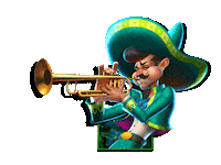 DoubleUCasino dance spin lucky mexican Sticker