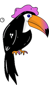 Toucan Atthemoxy Sticker by Moxy Hotels