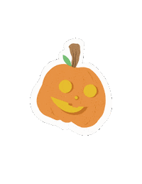 Jack O Lantern Halloween Sticker