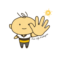 SunLifeMalaysia hello hi sun greeting GIF