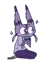 Drink Tea Cat Sticker by If_Need_Be