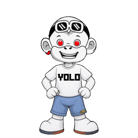 Lets Go Yolo Sticker by Zhot