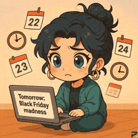Work Late Black Friday GIF by Persona