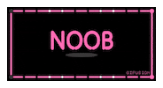 Pink Neon Sticker