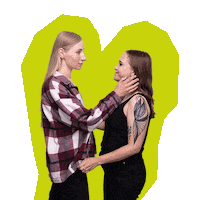 In Love Kiss Sticker by ver.di Jugend