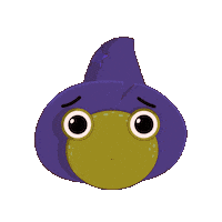 Angry Frog Sticker