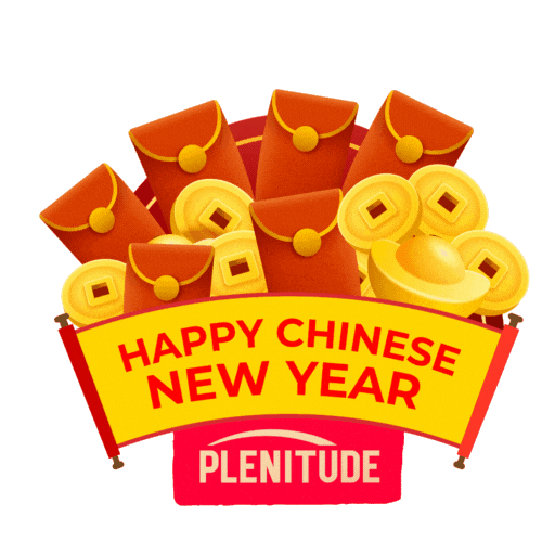 Plenitudeproperties gold new year happy new year cny Sticker