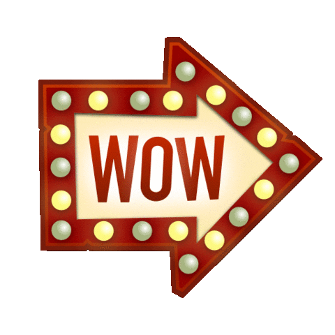 Las Vegas Wow Sticker