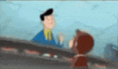 Confused Curious George GIF
