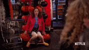 unbreakable kimmy schmidt halloween GIF by NETFLIX