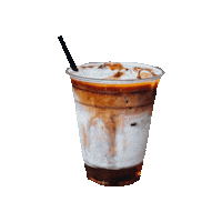 JustBlvckCoffee coffeeshop coffeeaddict icedlatte blvckcoffee Sticker