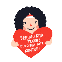 Indonesia Merdeka Sticker by Nhena