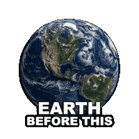 Climate Change Earth Sticker