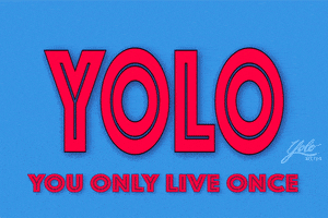 You Only Live Once GIF by Yolo Rum