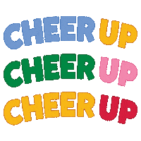Go Cheer Up Sticker by wiggle wiggle