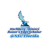 Razors Edge Sharks Sticker by Nova Southeastern University