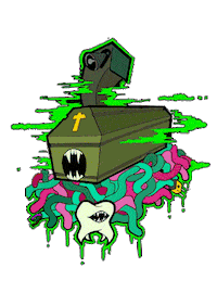 Church Grave Sticker