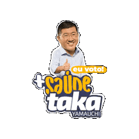 TakaYamauchi taka deputado federal 1530 15300 Sticker