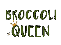 Queen Broccoli Sticker