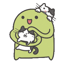 貓 開心 Sticker