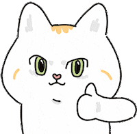 Nenekoday love happy cat heart Sticker