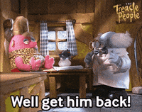 Get Back Here Stop Motion GIF by Fire Mountain Productions