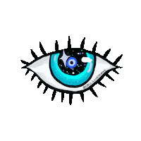 ebrulillustrates magic sparkle eye spiritual Sticker