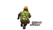 Run Hurry Sticker