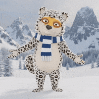 Happy Snow Leopard GIF by Doge Pound