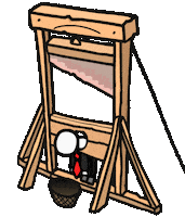 Execute Capital Punishment Sticker by Miyrumiyru
