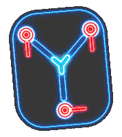 Time Travel Westend Sticker by Back To The Future the Musical