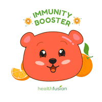 Vitamin C Kids Sticker by Health Fusion